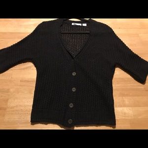 Liz Claiborne Size Medium Black Cardigan